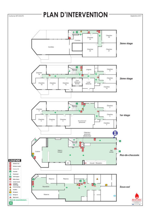 Plans D Vacuation D Intervention Consignes S Curit Mat Sec