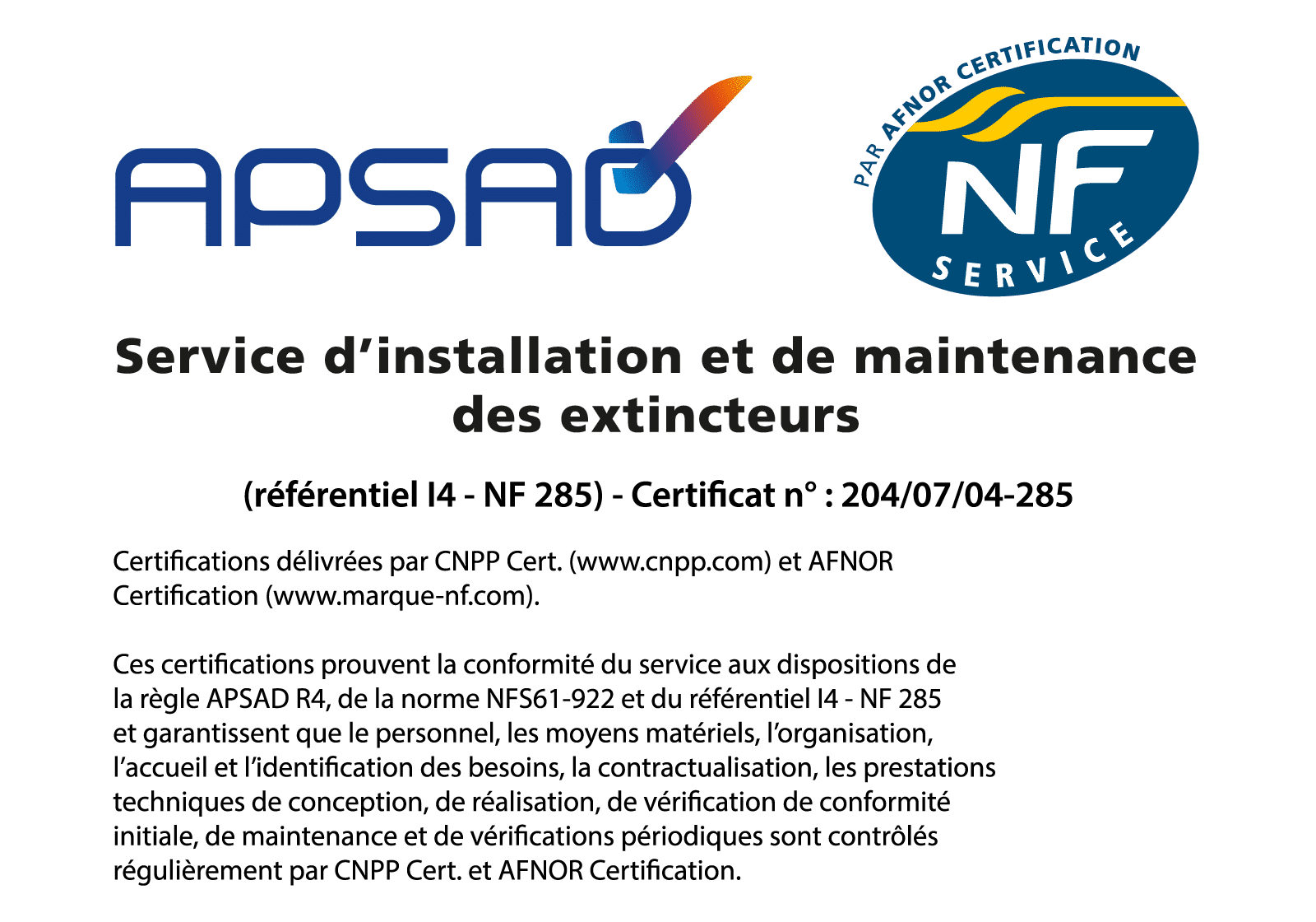 Nfs 61-919 Règles De Maintenance Des Extincteurs