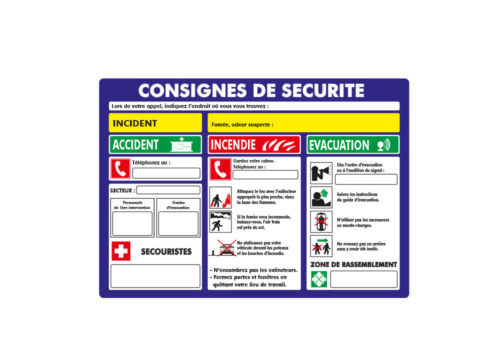 consignes securite