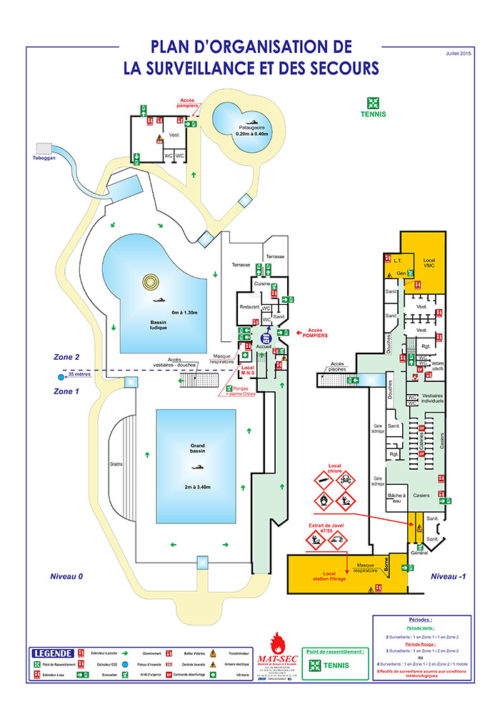 plan surveillance piscine
